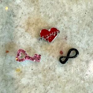 Origami Owl Set of 3 Valentines Day Charms